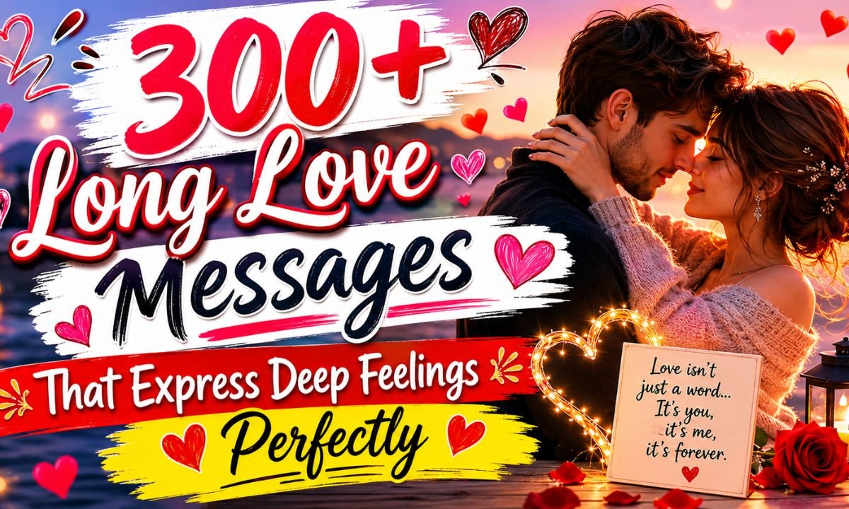 300+ Long Love Messages That Express Deep Feelings Perfectly