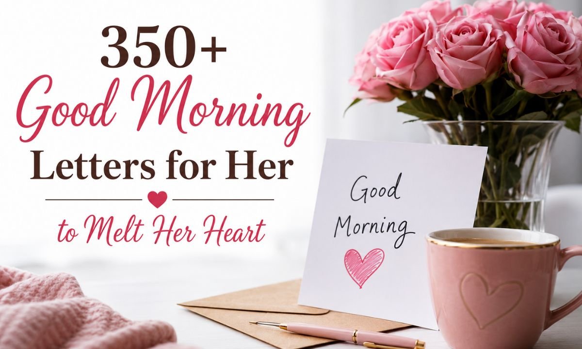 350+ Good Morning Letters for Her to Melt Her Heart