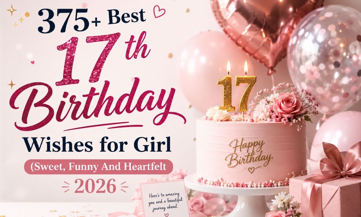 375+ Best 17th Birthday Wishes for Girl (Sweet, Funny And Heartfelt 2026