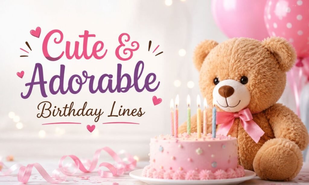 Cute Adorable Birthday Lines