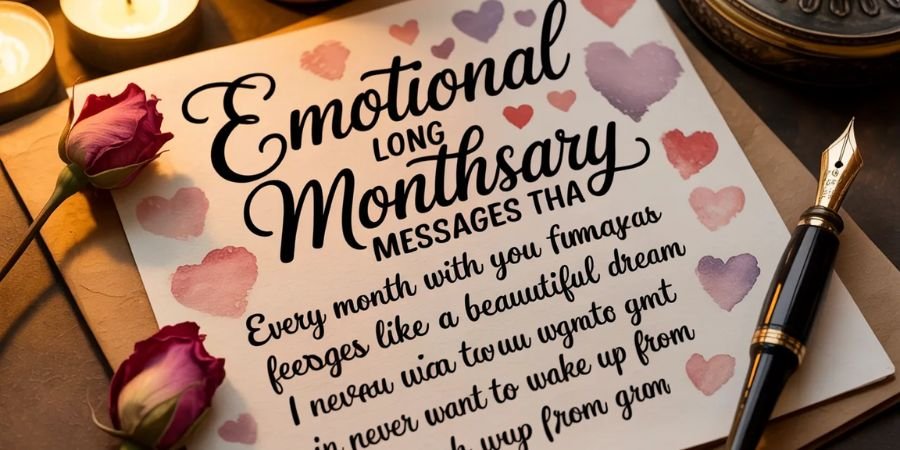 Emotional Long Monthsary Messages That Make Him Cry