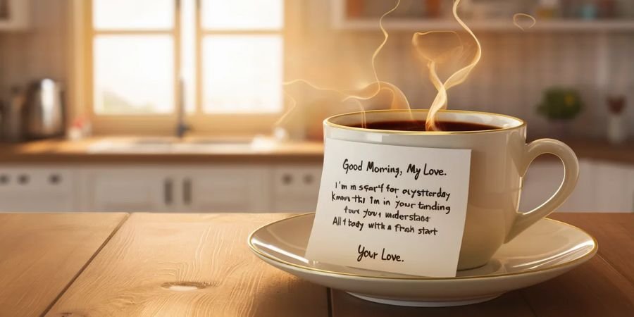 Good Morning Apology Messages for Her