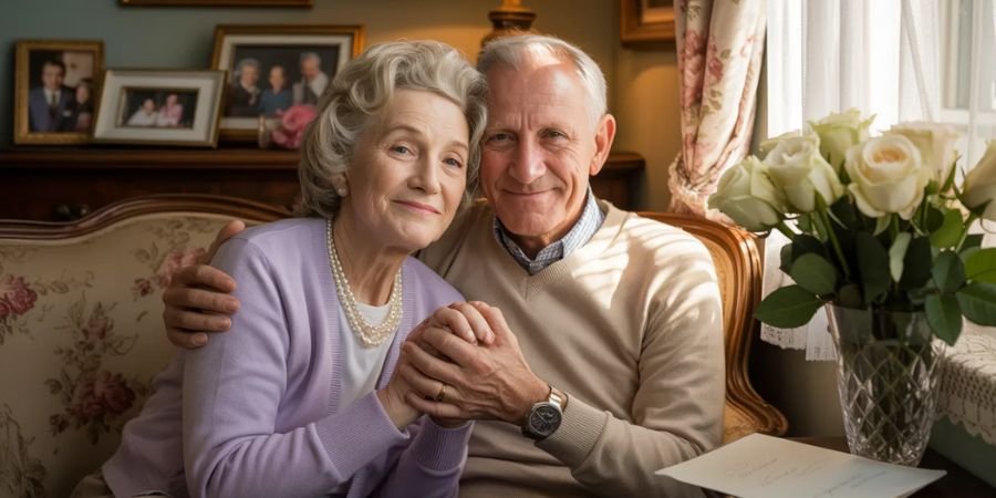 Heart-Touching Anniversary Wishes for Elderly Couples