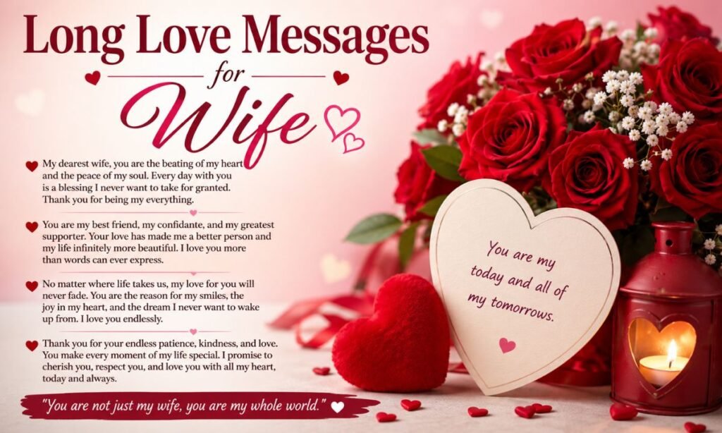 Long Love Messages for Wife