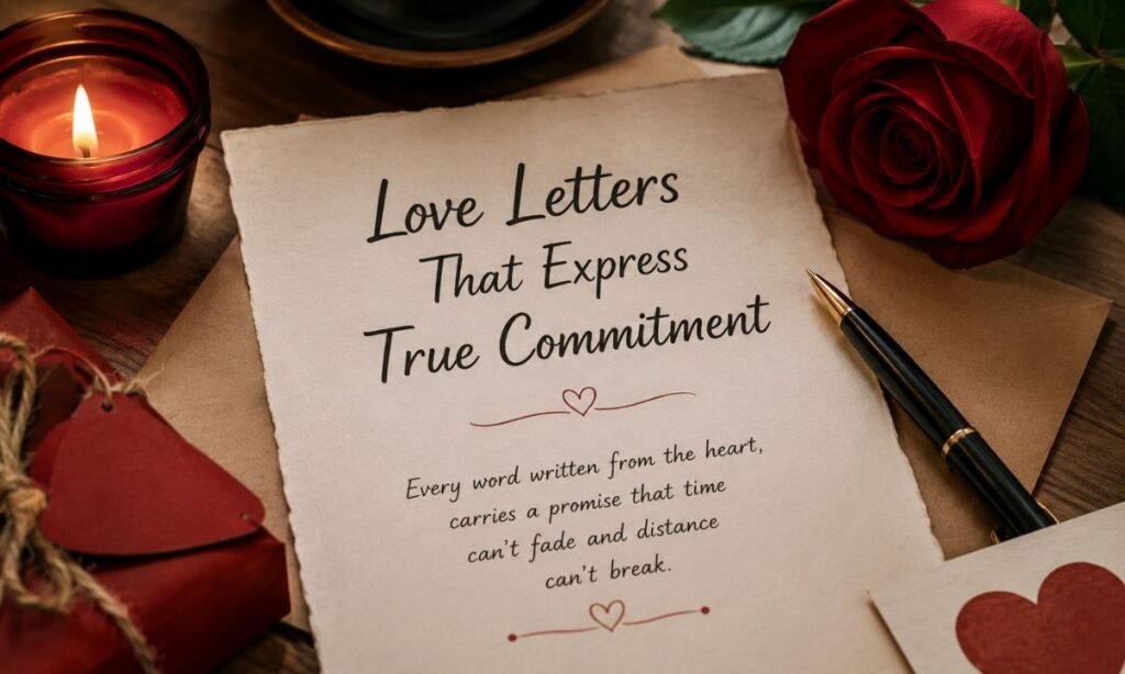 Love Letters That Express True Commitment