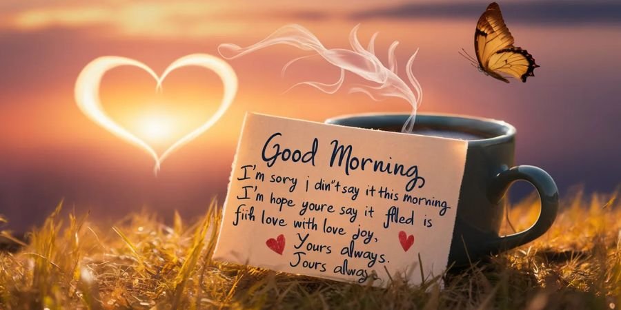 Short Good Morning Apology Messages for Her