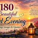 180 Beautiful Good Evening Blessings Images & Quotes