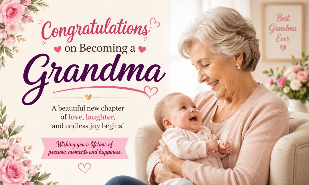 230+ Congratulations on Becoming a Grandma to Share Joy