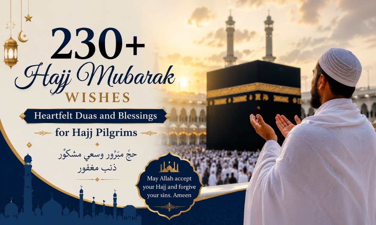 230+Hajj Mubarak Wishes: Heartfelt Duas and Blessings for Hajj Pilgrims