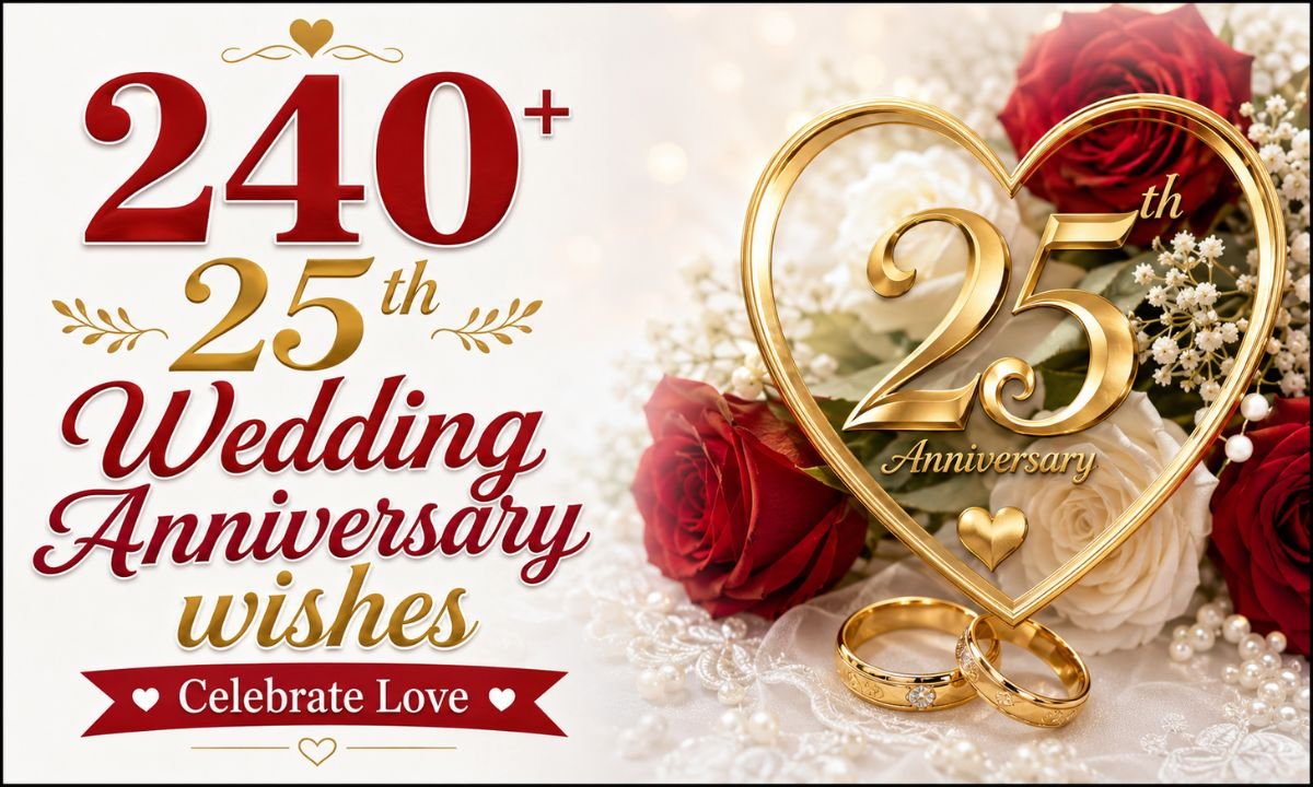 240+ 25th Wedding Anniversary wishes Celebrate Love