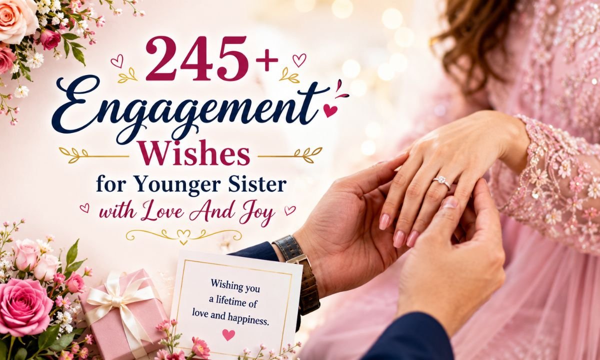 245+ Engagement Wishes for Younger Sister with Love And Joy