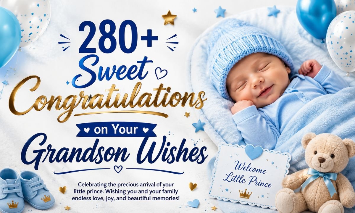 280+ Sweet Congratulations on Your Grandson Wishes