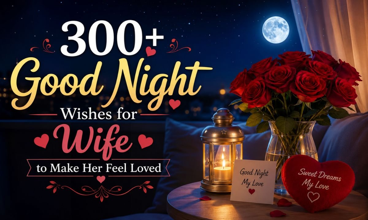 300+ Good Night Wishes for Wife to Make Her Feel Loved