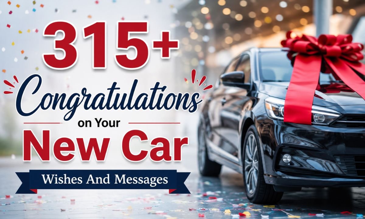 315+ Congratulations on Your New Car Wishes And Messages