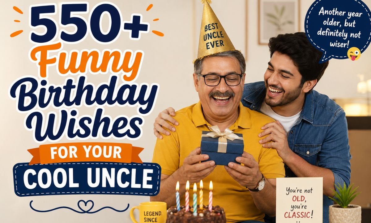 550+ Funny Birthday Wishes for Your Cool Uncle