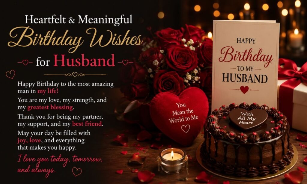 Heartfelt & Meaningful Birthday Wishes for Husband