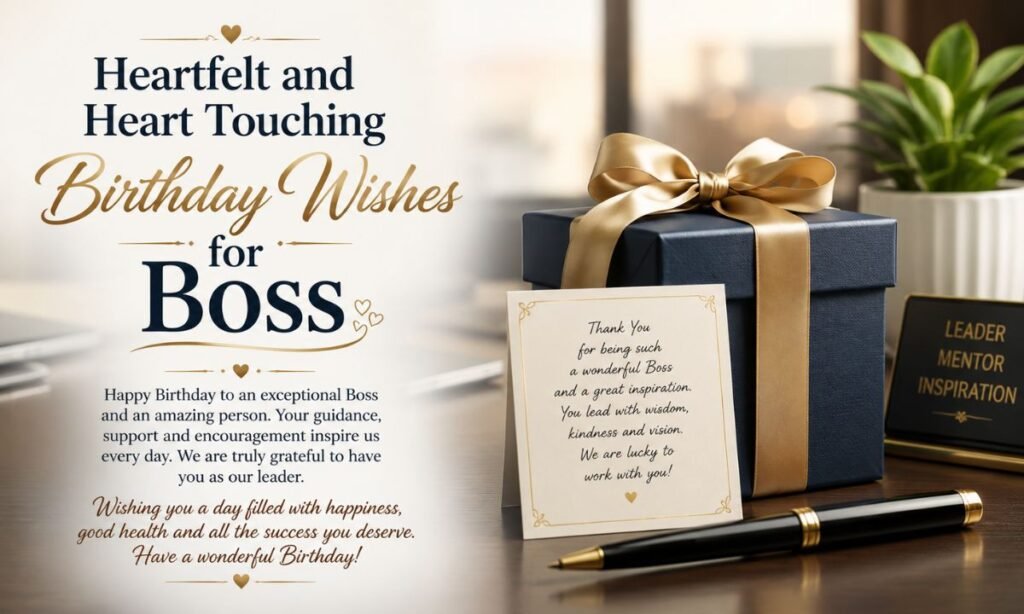 Heartfelt and Heart Touching Birthday Wishes for Boss