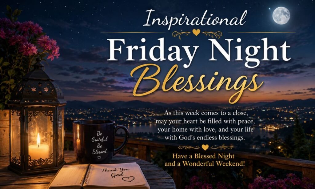 199+ Beautiful Good Night Friday Blessings for All 2 Inspirational Friday Night Blessings