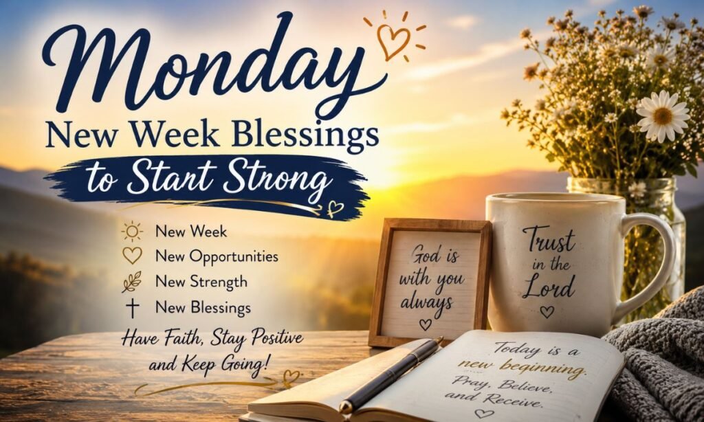 Monday New Week Blessings to Start Strong