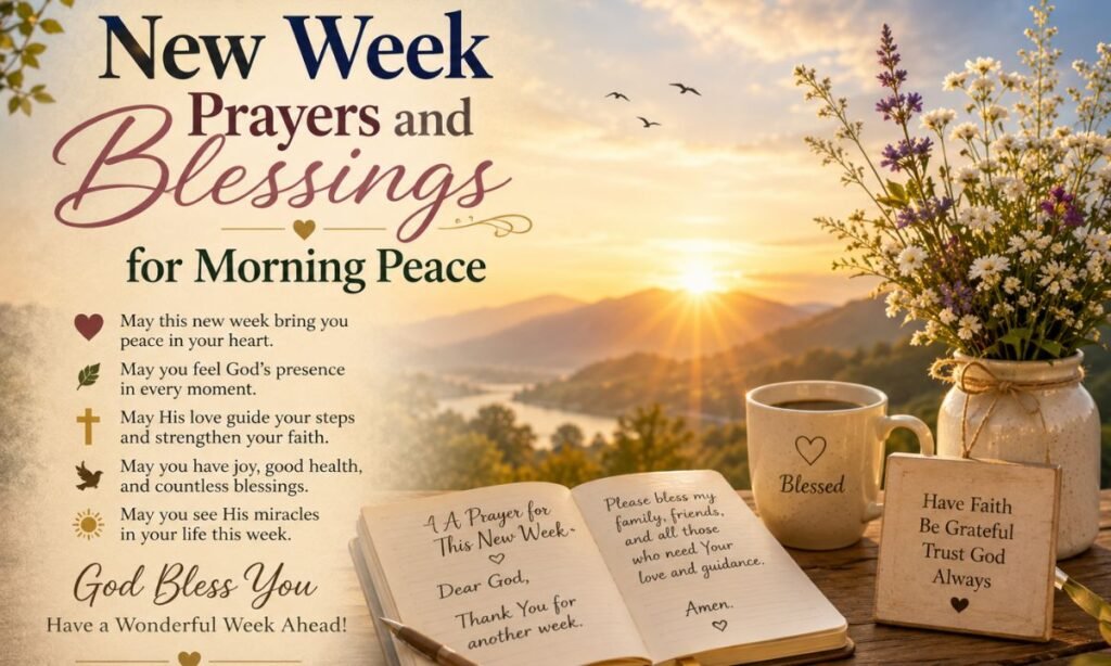 New Week Prayers and Blessings for Morning Peace