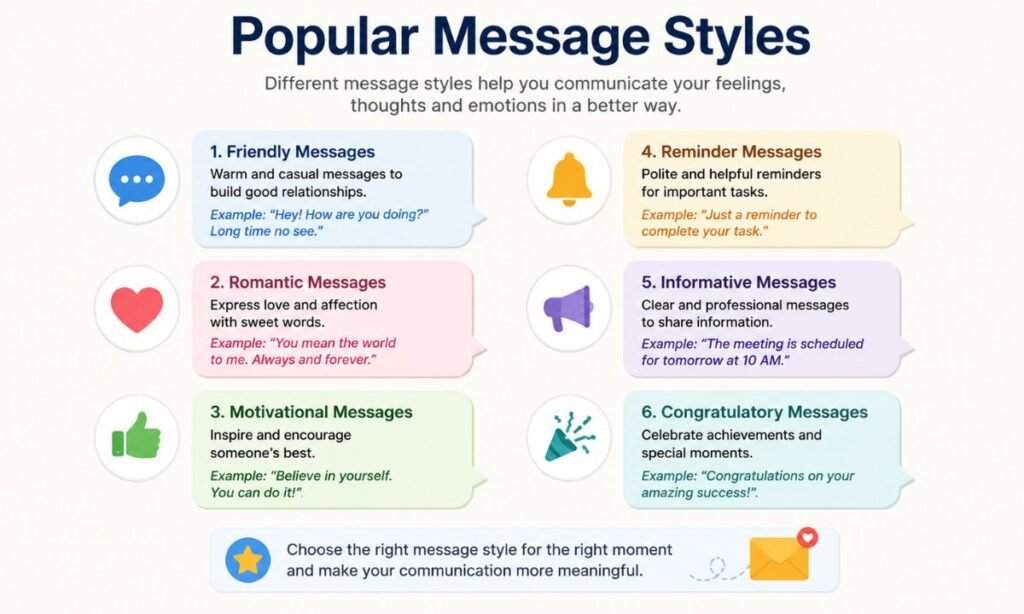Popular Message Styles