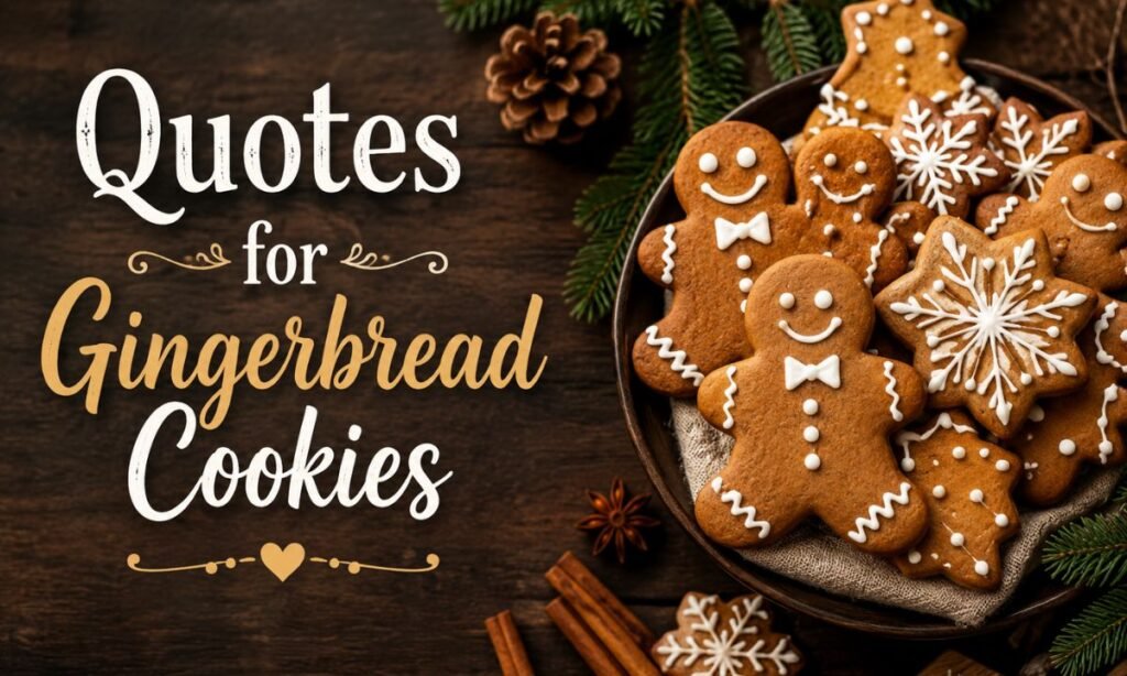 Quotes for Gingerbread Cookies