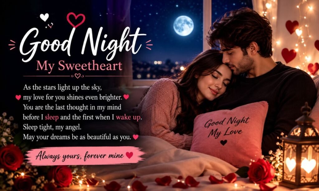 Romantic Good Night Messages to Make Her Feel Deeply Loved