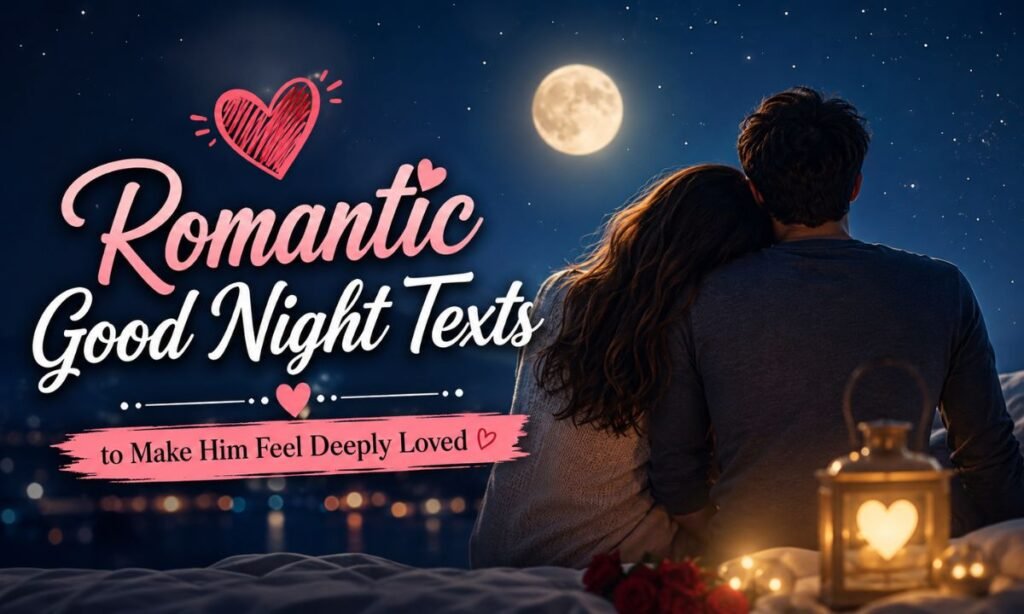 430+ Good Night Wishes for Boyfriend to Make Him Smile & Feel Loved 2 Romantic Good Night Texts to Make Him Feel Deeply Loved