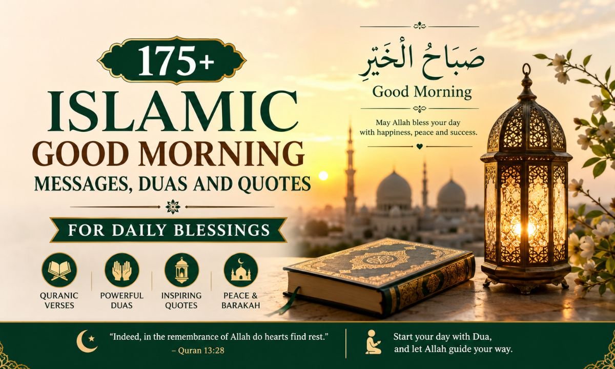 175+ Islamic Good Morning Messages, Duas And Quotes for Daily Blessings
