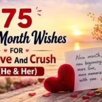 175 New Month Wishes For My Love And Crush (He & Her)