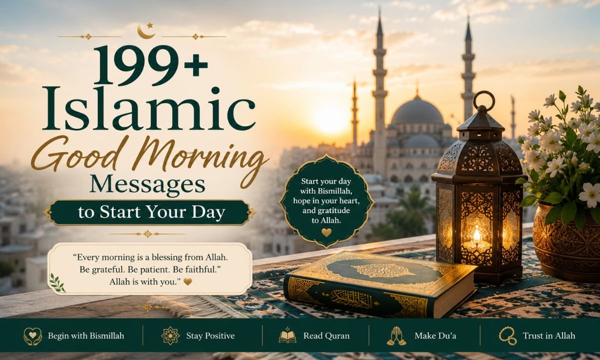 199+ Islamic Good Morning Messages to Start Your Day