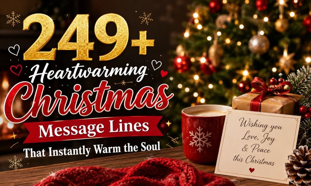 249+ Heartwarming Christmas Message Lines That Instantly Warm the Soul