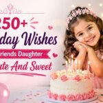 250+ Birthday Wishes For Friends Daughter So Cute And Sweet