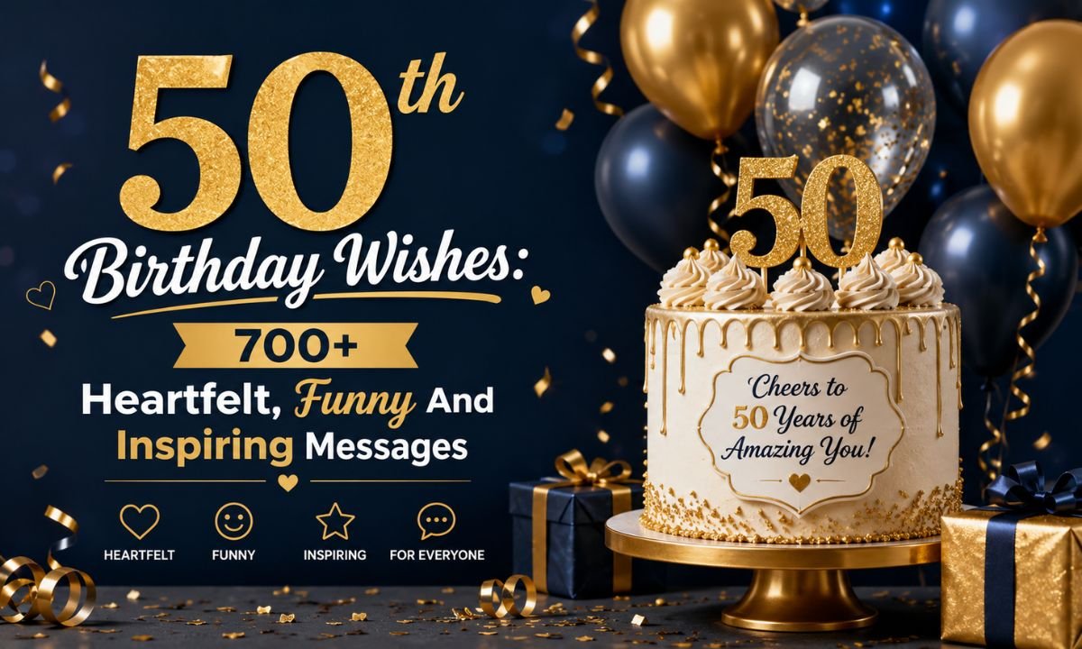 50th Birthday Wishes: 700+ Heartfelt, Funny And Inspiring Messages