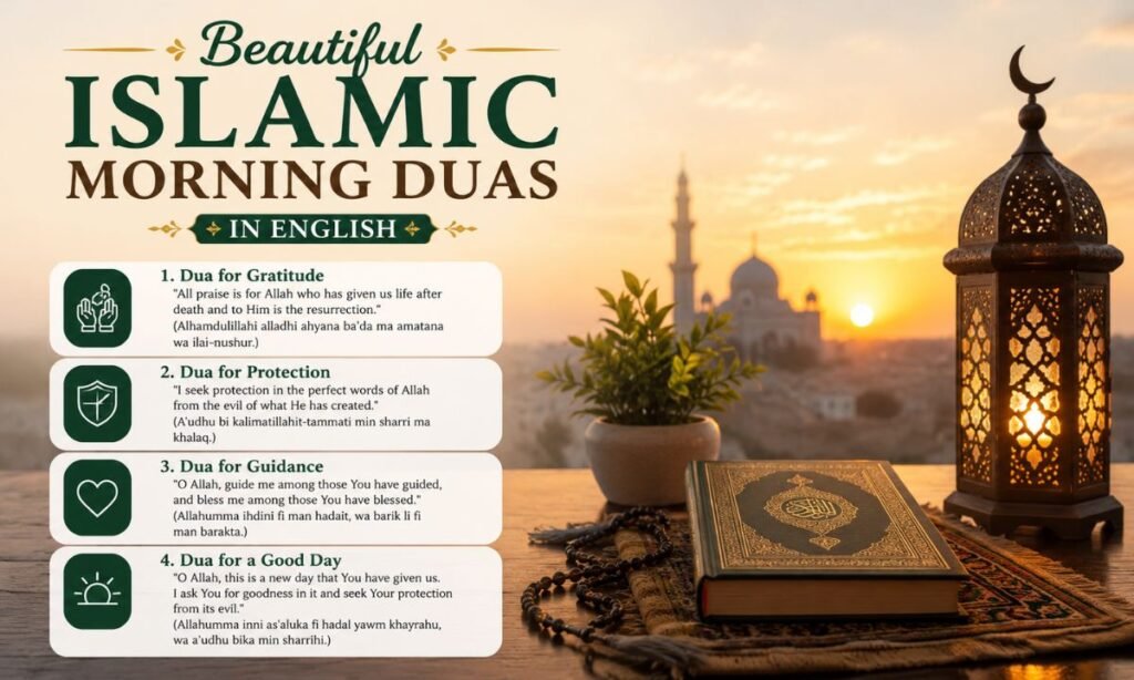 Beautiful Islamic Morning Duas in English