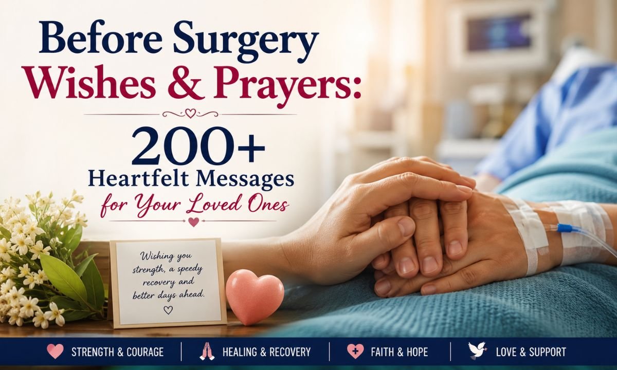 Before Surgery Wishes & Prayers: 200+ Heartfelt Messages for Your Loved Ones