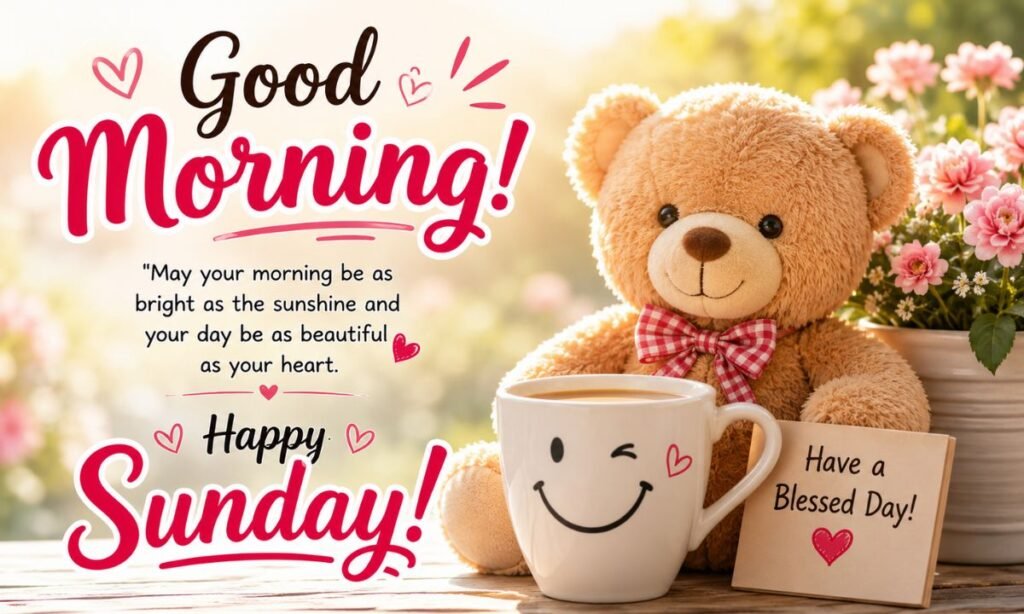 Cute Good Morning And Happy Sunday Quotes