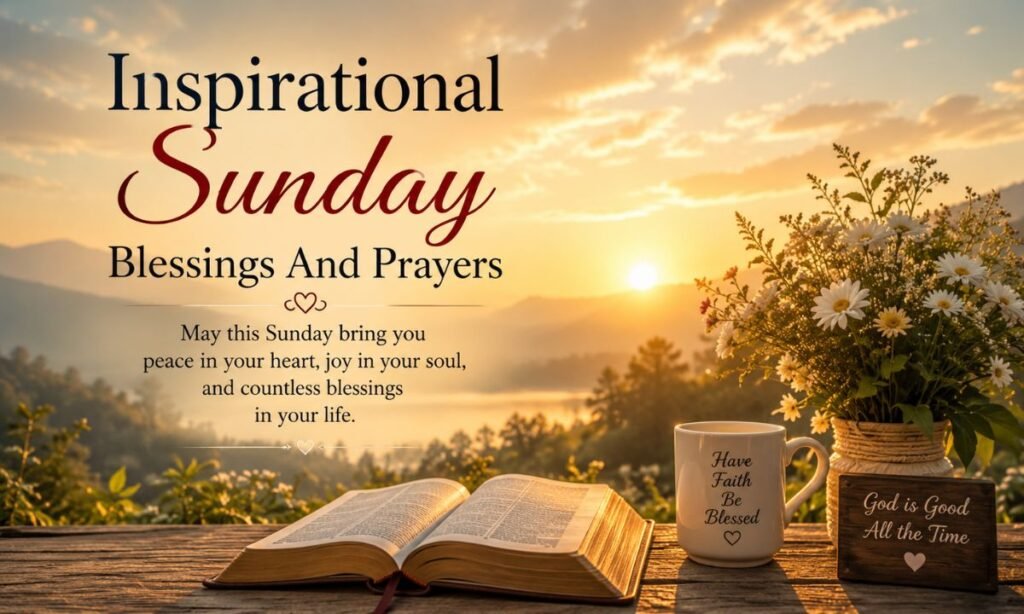 Inspirational Sunday Blessings And Prayers