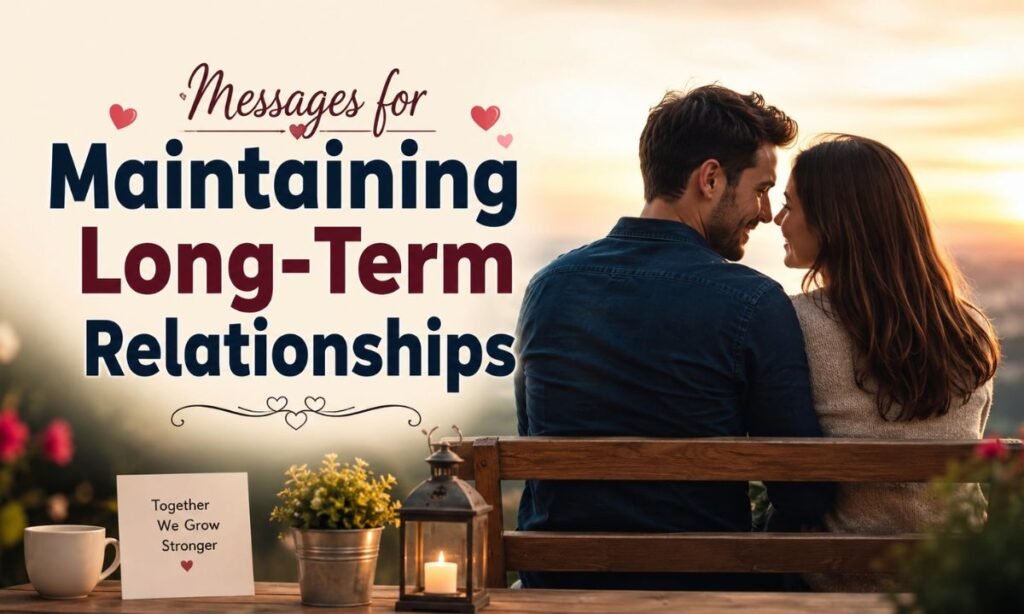 400+ Love Messages for Her: Deep, Romantic And Heart-Touching (2026) 4 Messages for Maintaining Long-Term Relationships