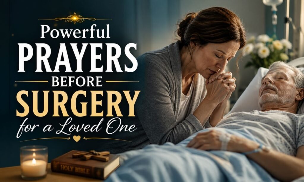 Powerful Prayers Before Surgery for a Loved One