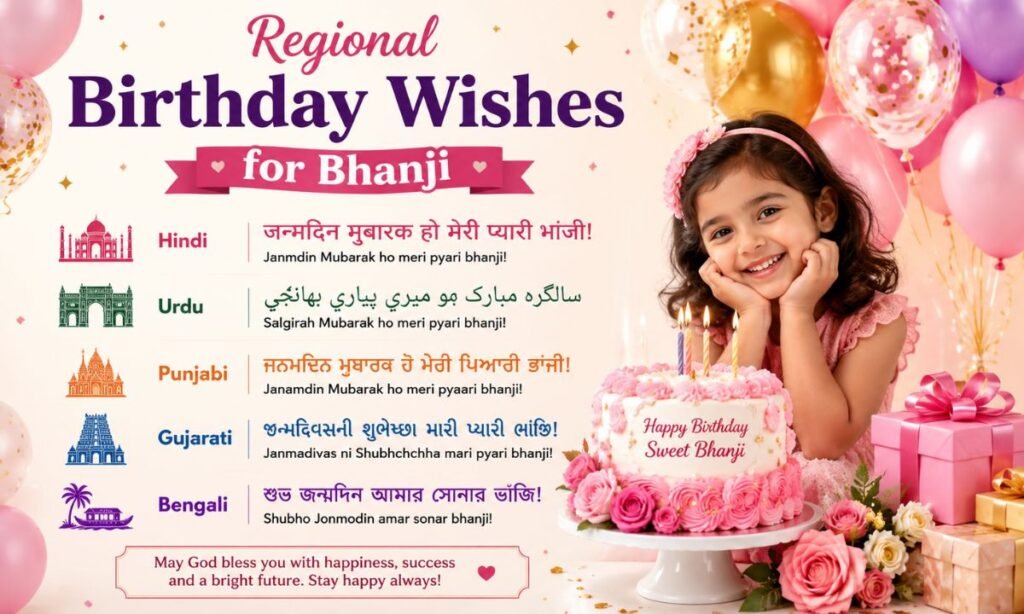 Regional Birthday Wishes for Bhanji