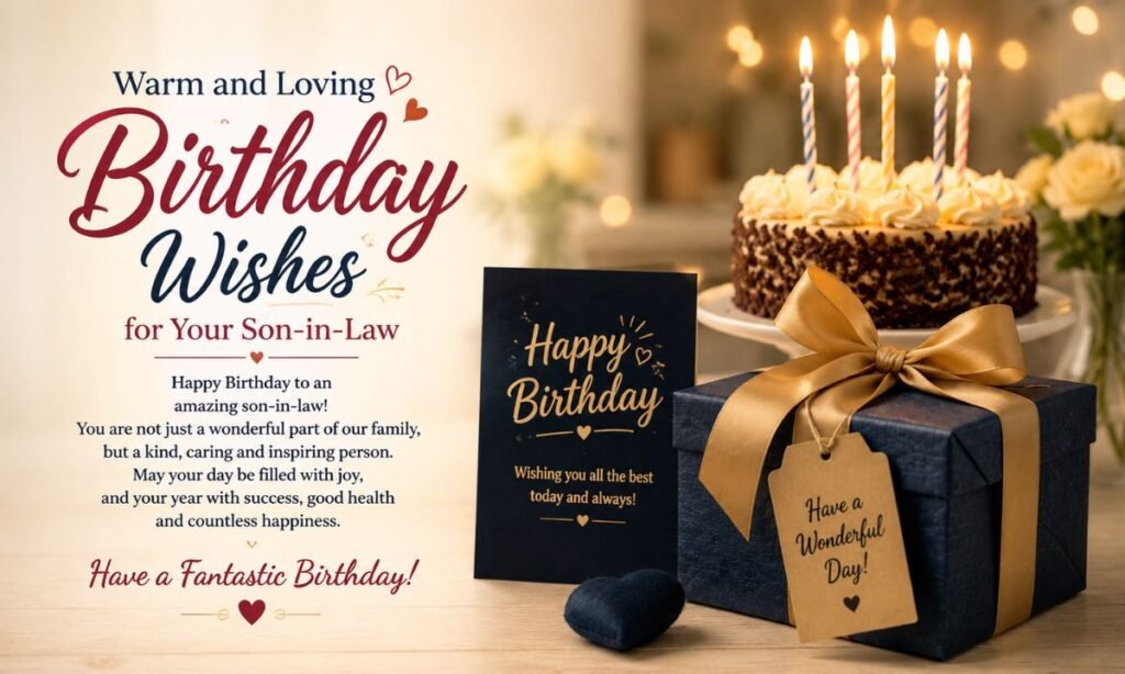 Warm and Loving Birthday Wishes for Your Son-in-Law