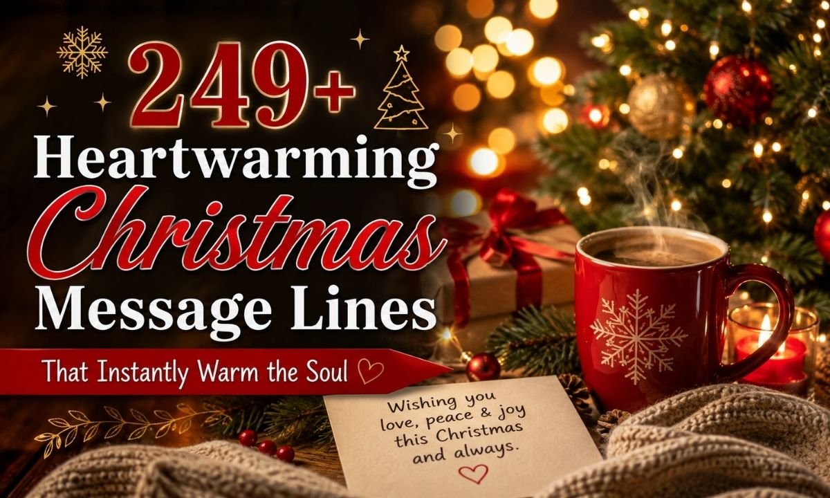 249+ Heartwarming Christmas Message Lines That Instantly Warm the Soul